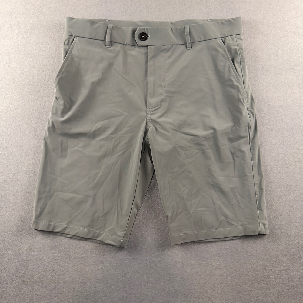 Greyson Montauk Mens Golf Shorts Gray Size 34 Performance Stretch Athletic